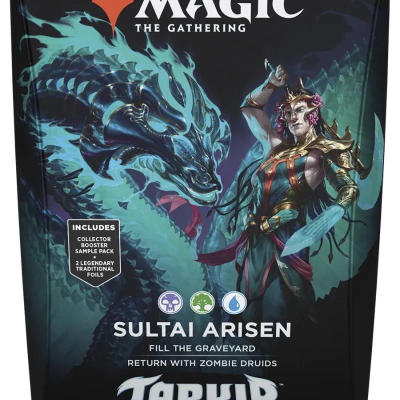 Magic - Tarkir Dragonstorm: Sultai Arisen - Deck de Commander em Inglês Magic - Tarkir Dragonstorm: Sultai Arisen - Deck de Commander em Inglês