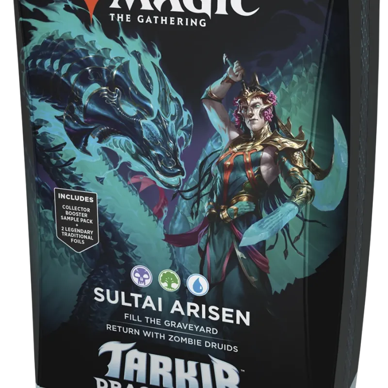 Magic - Tarkir Dragonstorm: Sultai Arisen - Deck de Commander em Inglês Magic - Tarkir Dragonstorm: Sultai Arisen - Deck de Commander em Inglês