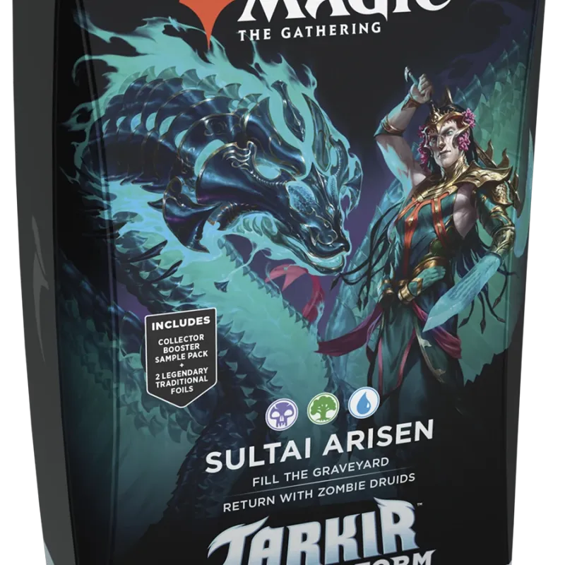 Magic - Tarkir Dragonstorm: Sultai Arisen - Deck de Commander em Inglês Magic - Tarkir Dragonstorm: Sultai Arisen - Deck de Commander em Inglês