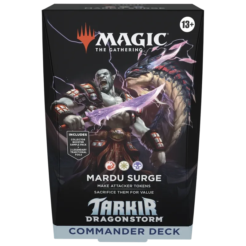 Magic - Tarkir Dragonstorm: Mardu Surge - Deck de Commander em Inglês Magic - Tarkir Dragonstorm: Mardu Surge - Deck de Commander em Inglês