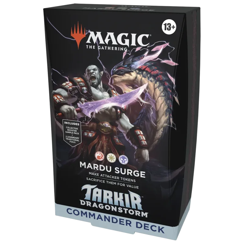 Magic - Tarkir Dragonstorm: Mardu Surge - Deck de Commander em Inglês Magic - Tarkir Dragonstorm: Mardu Surge - Deck de Commander em Inglês