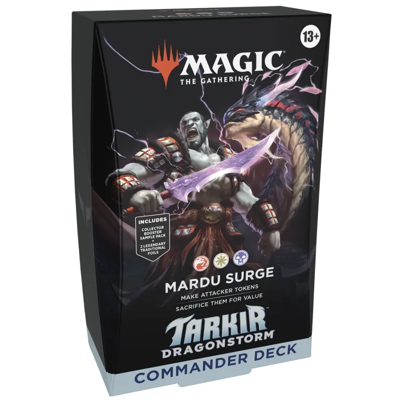 Magic - Tarkir Dragonstorm: Mardu Surge - Deck de Commander em Inglês Magic - Tarkir Dragonstorm: Mardu Surge - Deck de Commander em Inglês