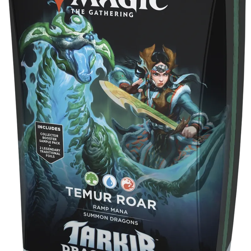 Magic - Tarkir Dragonstorm: Temur Roar - Deck de Commander em Inglês Magic - Tarkir Dragonstorm: Temur Roar - Deck de Commander em Inglês