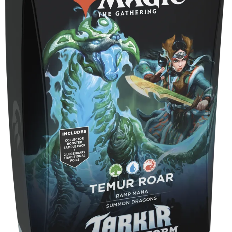 Magic - Tarkir Dragonstorm: Temur Roar - Deck de Commander em Inglês Magic - Tarkir Dragonstorm: Temur Roar - Deck de Commander em Inglês