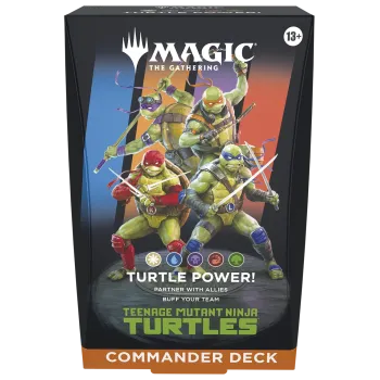 Magic - Teenage Mutant Ninja Turtles - Deck de Commander em inglês