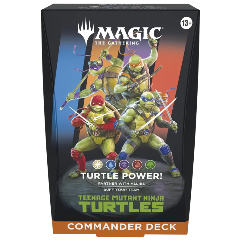 Magic - Teenage Mutant Ninja Turtles - Deck de Commander em inglês