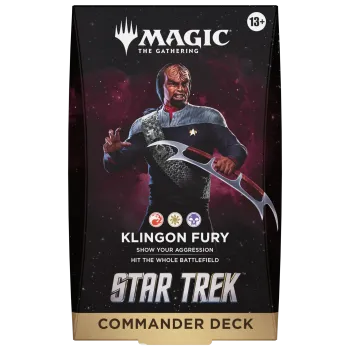 Magic - Star Trek - Deck de Commander - Klingon Fury (previsão de envio 13/11/2026)
