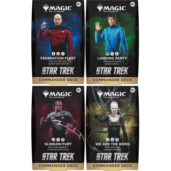 Magic - Star Trek - Deck de Commander - Kit com 4 (previsão de envio 13/11/2026)