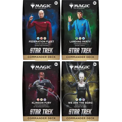 Magic - Star Trek - Deck de Commander - Kit com 4 (previsão de envio 13/11/2026)