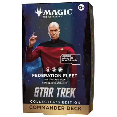 Magic - Star Trek - Deck de Commander de Colecionador- Kit com 4 (previsão de envio 13/11/2026)