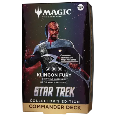 Magic - Star Trek - Deck de Commander de Colecionador - Klingon Fury (previsão de envio 13/11/2026)