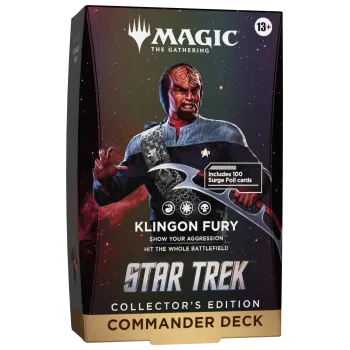 Magic - Star Trek - Deck de Commander de Colecionador - Klingon Fury (previsão de envio 13/11/2026)