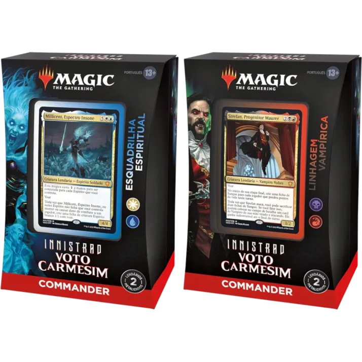 Magic - Innistrad Voto Carmesim Commander - 2 Decks em Português