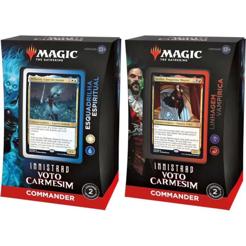 Magic - Innistrad Voto Carmesim Commander - 2 Decks em Português