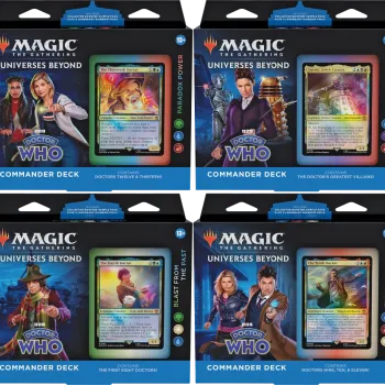 Magic - Doctor Who - Kit 4 Decks de Commander em Inglês (Previsão de Envio 13/10/2023) 