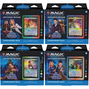 Magic - Doctor Who - Kit 4 Decks de Commander em Inglês (Previsão de Envio 13/10/2023) 