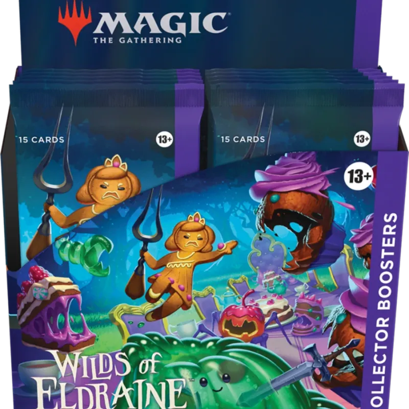 Magic - Terras Selvagens de Eldraine - Caixa de Booster de Colecionador em Inglês Magic - Terras Selvagens de Eldraine - Caixa de Booster de Colecionador em Inglês