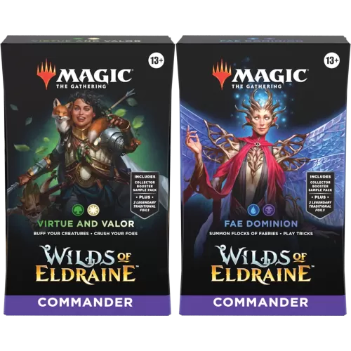 Magic - Terras Selvagens de Eldraine - Commander - 2 Decks em Inglês
