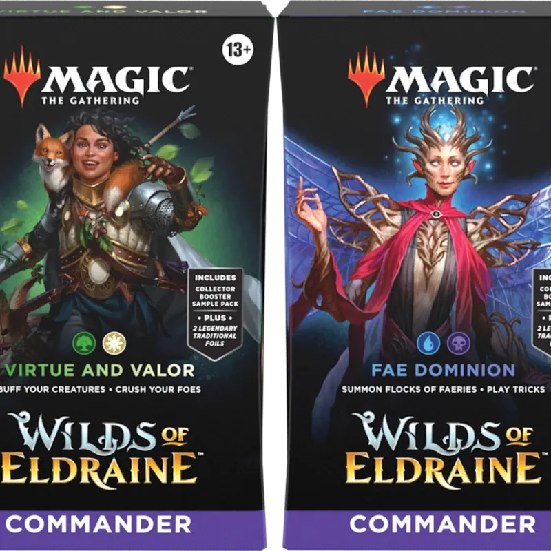 Magic - Terras Selvagens de Eldraine - Commander - 2 Decks em Inglês