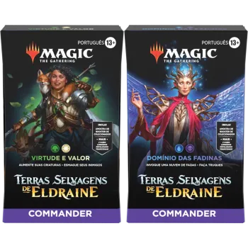 Magic - Terras Selvagens de Eldraine - Commander - 2 Decks em Português