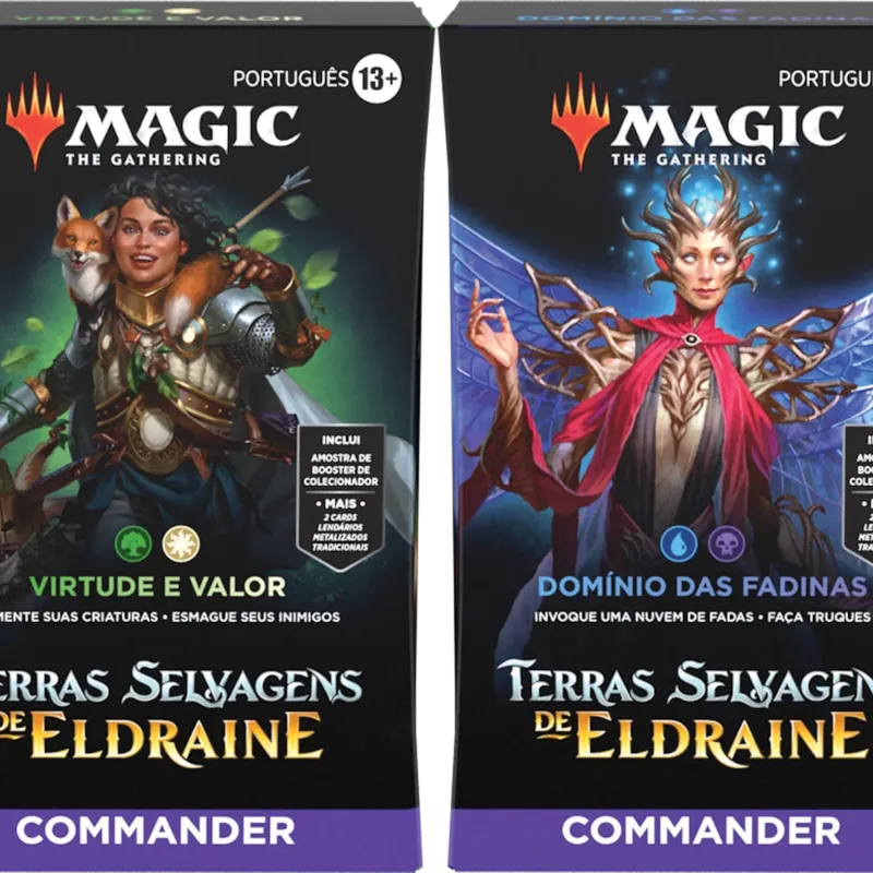 Magic - Terras Selvagens de Eldraine - Commander - 2 Decks em Português