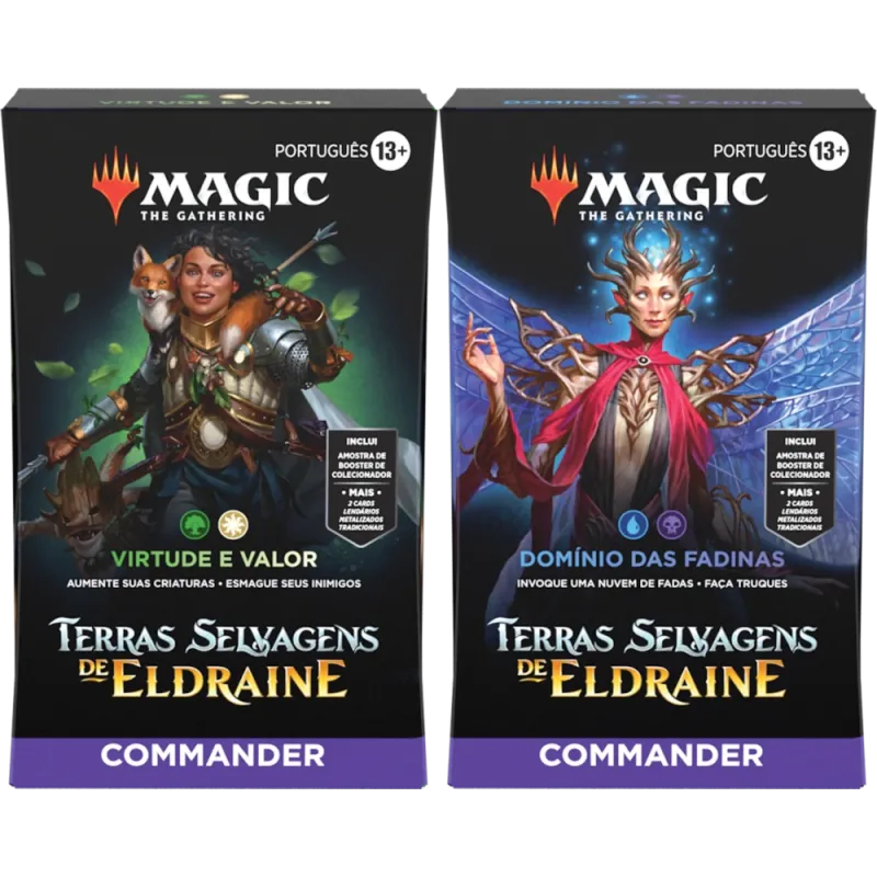 Magic - Terras Selvagens de Eldraine - Commander - 2 Decks em Português