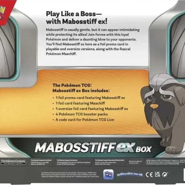 Pokémon - Box Coleção Mabosstiff EX