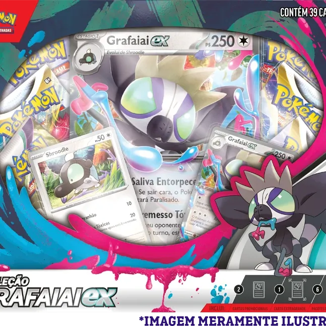 Pokémon - Box Coleção Grafaiai EX