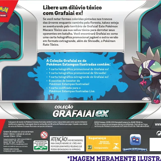 Pokémon - Box Coleção Grafaiai EX
