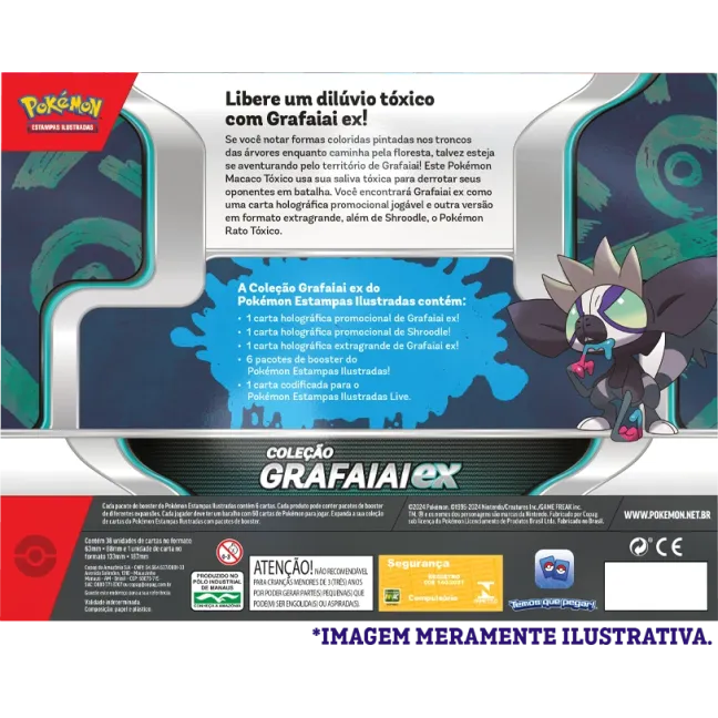 Pokémon - Box Coleção Grafaiai EX