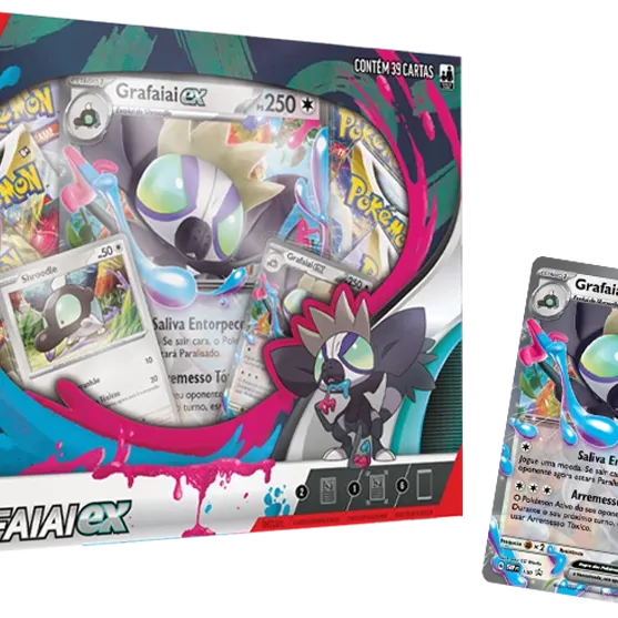 Pokémon - Box Coleção Grafaiai EX