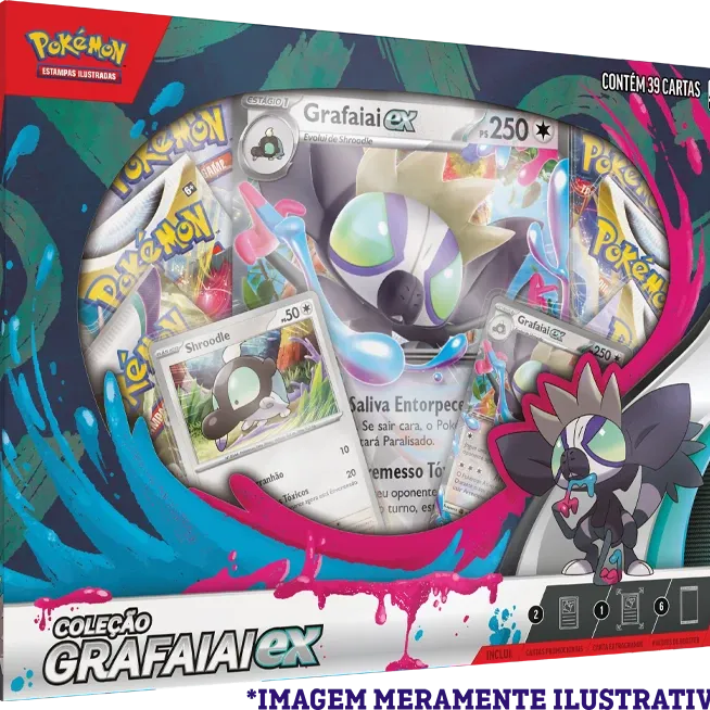 Pokémon - Box Coleção Grafaiai EX