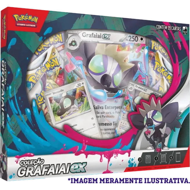 Pokémon - Box Coleção Grafaiai EX