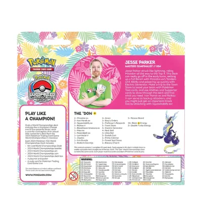 Pokémon - Baralho World Championships Deck Honolulu 2024 - Jesse Parker Pokémon - Baralho World Championships Deck Honolulu 2024 - Jesse Parker