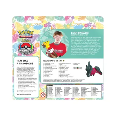 Pokémon - Baralho World Championships Deck Honolulu 2024 - Evan Pavelski Pokémon - Baralho World Championships Deck Honolulu 2024 - Evan Pavelski
