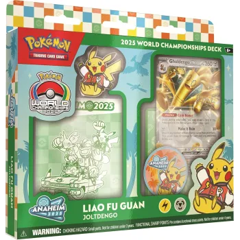 Pokémon - (deck) Baralho World Championships Deck Anaheim 2025 - Liao Fu Guan