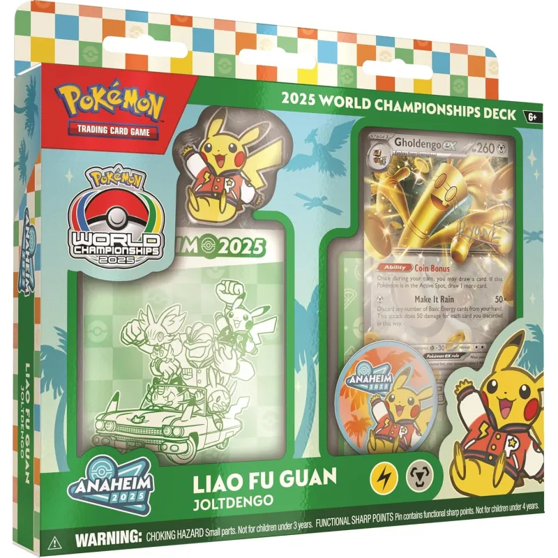 Pokémon - (deck) Baralho World Championships Deck Anaheim 2025 - Liao Fu Guan Pokémon - (deck) Baralho World Championships Deck Anaheim 2025 - Liao Fu Guan