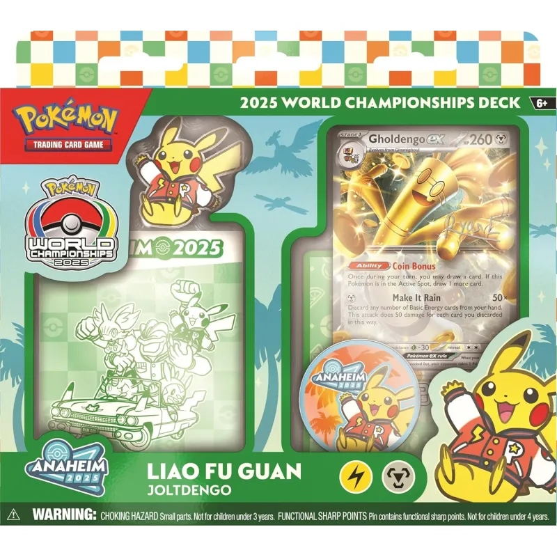 Pokémon - (deck) Baralho World Championships Deck Anaheim 2025 - Liao Fu Guan Pokémon - (deck) Baralho World Championships Deck Anaheim 2025 - Liao Fu Guan
