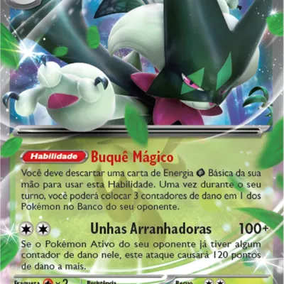 Pokemon - (Deck) Baralho Batalha Deluxe - Meowscarada EX
