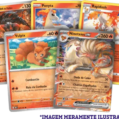 Pokemon - (Deck) Baralho Batalha Deluxe - Ninetales EX