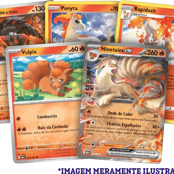 Pokemon - (Deck) Baralho Batalha Deluxe - Ninetales EX