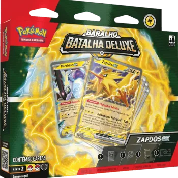 Pokemon - (Deck) Baralho Batalha Deluxe - Zapdos EX