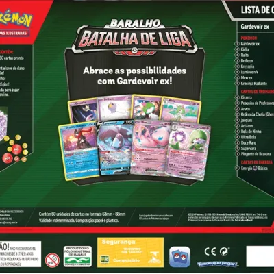 Pokémon - (Deck) Baralho Batalha de Liga - Gardevoir EX