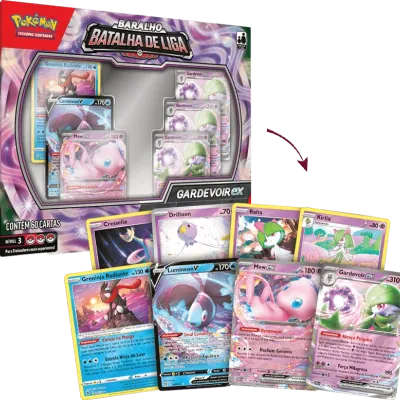 Pokémon - (Deck) Baralho Batalha de Liga - Gardevoir EX