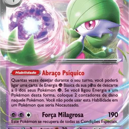 Pokémon - (Deck) Baralho Batalha de Liga - Gardevoir EX