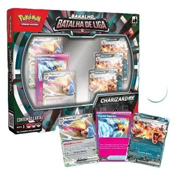Pokémon - (Deck) Baralho Batalha de Liga - Charizard EX