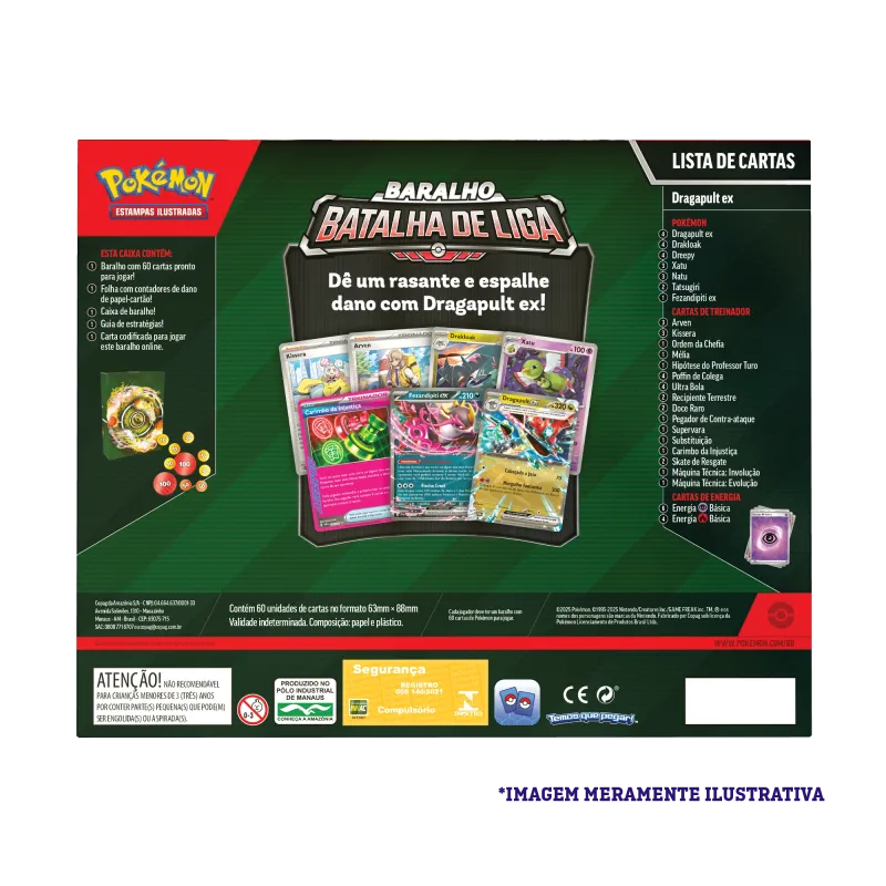Pokémon - (Deck) Baralho Batalha de Liga - Dragapult EX Pokémon - (Deck) Baralho Batalha de Liga - Dragapult EX