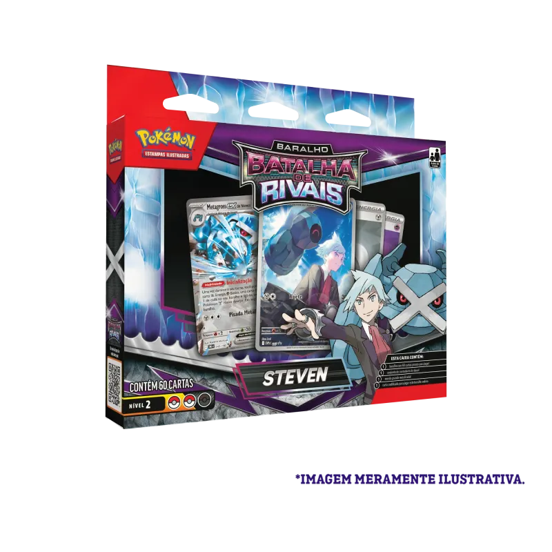 Pokemon - (Deck) Baralho Batalha de Rivais - Steven Pokemon - (Deck) Baralho Batalha de Rivais - Steven