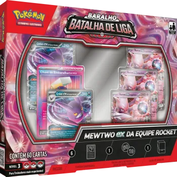 Pokémon - (Deck) Baralho Batalha de Liga - Mewtwo EX