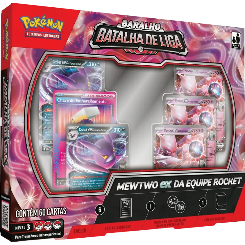 Pokémon - (Deck) Baralho Batalha de Liga - Mewtwo EX